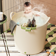 儿童洗澡桶浴桶感温大号宝宝泡澡桶家用婴儿游泳桶可坐小孩洗澡盆