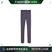 香港直邮DIOR HOMME 男士海军蓝色羊毛直筒休闲裤 033C114C-4739-