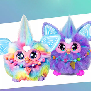 孩之宝Furby菲比精灵互动唱歌舞蹈时尚毛绒玩偶宠物儿童礼物玩具