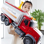 儿童超大型消防车玩具车可喷水洒水车模型，救援救火消防员男孩大号