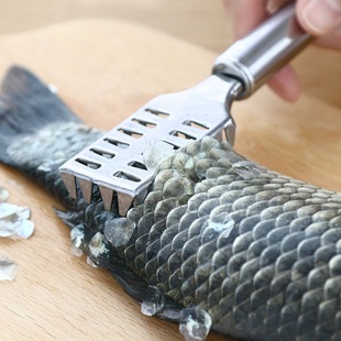 鱼鳞刨刮鱼神器多功能不锈钢，家用去鳞器杀鱼，工具厨房用品去鳞刷