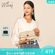 why通勤小方包女2024春夏，时尚轻奢链条包包单肩斜挎精致女包