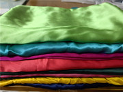 真丝素绉缎纯色大块零头，布100%桑蚕丝面料，可做内衬内里服装布料