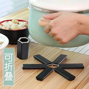 欧式创意碗垫家用耐热隔热锅垫杯垫厨房防滑可折叠圆形防烫餐桌垫
