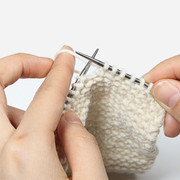 不锈钢毛衣长(毛衣长)工具织围巾毛衣，家用编织棒针直针打毛线空g心针针织d