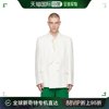 香港直邮潮奢bode男士，白色双排扣西装外套