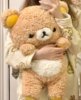 轻松熊公仔棕色轻松熊玩偶长毛泰迪熊毛绒玩具拉拉熊床上抱枕娃娃