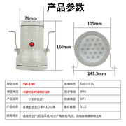 爆视孔灯BSD96容器LED视孔灯反应釜视镜灯视孔灯分体式