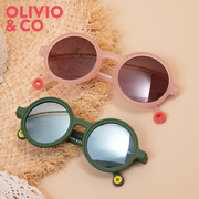 olivio儿童墨镜太阳镜婴儿宝宝，偏光防紫外线，眼镜男童女孩潮0123岁