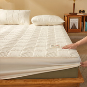 A类母婴级 本色原棉加厚夹棉席梦思床垫保护垫全包围床笠加高床罩