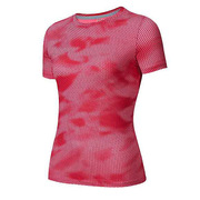 圆领短袖女紫色马拉松跑步运动迷彩衣户外定制广告衫速干T恤 9022