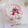 烘焙蛋糕装饰摆件软胶可爱网红小熊520情人节生日蛋糕插件