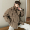 CHICERRO西西里男装韩系冬季加厚高级感外套潮牌机车领假两件棉服