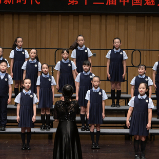 元旦儿童合唱服装演出服，男女童礼服中小学生表演朗诵纱裙大合唱团