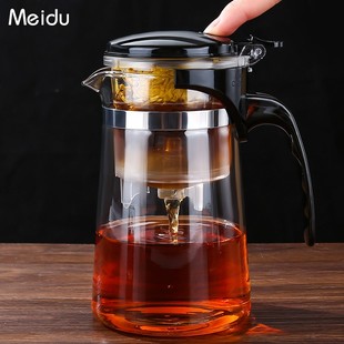 飘逸杯泡茶壶过滤冲茶器，家用茶壶茶水一键，分离茶具滤茶玻璃泡茶杯