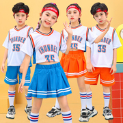 儿童啦啦队表演服装中小学生街舞，爵士舞演出服拉拉运动会班服套装