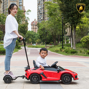 兰博基尼儿童电动汽车四轮大人，小孩遥控玩具车可坐人宝宝婴儿童车