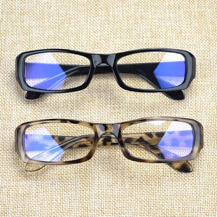防蓝光电脑眼镜防辐射抗疲劳平光镜豹纹镜框手机眼镜无度数