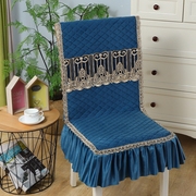 家用连体椅垫椅套坐垫餐桌布通用靠背坐垫一体夹棉防滑布艺椅子罩
