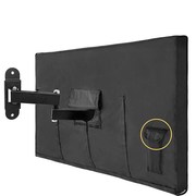 600d牛津布黑色户外电视机，防雨防水罩便携室外显示屏，电视机罩防尘