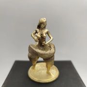 女生减肥自我雕琢雕刻塑自律摆件健美奖杯，健身黄铜苗条女性纪念品