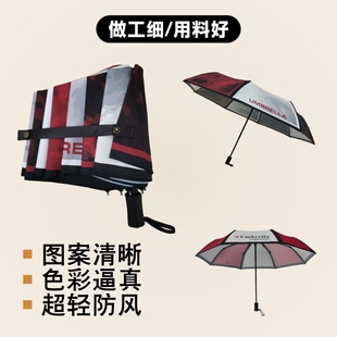 网红创意个性雨伞伞生化危机安布雷拉保护动漫晴雨伞三折伞黑