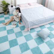 毛绒主卧室地毯全铺风2022年拼接儿童爬行地垫房间床边毯