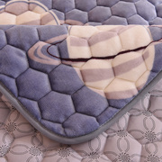 冬季法兰珊瑚绒床单毛毯加厚铺床毯子，床上用学生宿舍单人绒毯加绒