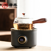 b6j1电陶炉煮茶器家用玻璃，烧茶壶侧把小型迷你耐高温电热煮茶专用