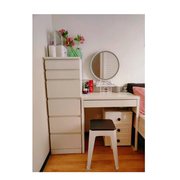 IKEA宜家家具国内 米克 书桌 电脑桌学习桌办公桌黑褐色/白色