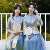 中式伴娘服女2024冬季姐妹，团婚礼服小众，高级感显瘦旗袍伴娘裙