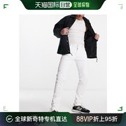 香港直邮潮奢asos男士设计紧身牛仔裤(白色)