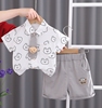 0-1-2-3岁男宝宝夏装套装6-12个月婴儿童装7超洋气8小童衣服帅气9