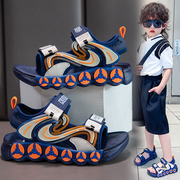 abcfond男童运动凉鞋小男孩软底沙滩鞋2024夏季儿童，鞋子轻便