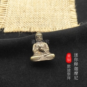 做旧佛祖桌面，迷你佛像摆件如来佛小阿弥陀佛，铜像新年小送佛主
