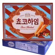 韩国进口零食品可拉奥，巧克力夹心蛋卷克丽安榛子瓦威化饼干284g