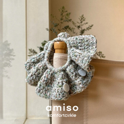 AMISO 落樱发圈纱线贝壳头饰手工钩织原创设计浮光系列
