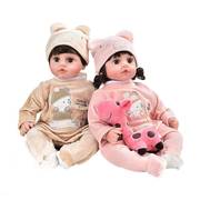 2023，会说话的仿真智能洋娃娃婴儿软胶女孩子玩具充电对话儿童礼