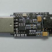 fm调频接收e器模块板usb全波段微型收音机头diy无线话筒麦克风3.5