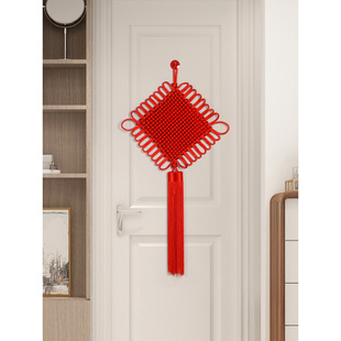中国结挂件玄关平安节，红色新年客厅大号，高档门上高级入户门小装饰