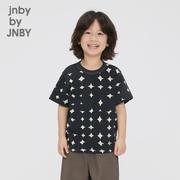 江南布衣童装春秋装菱形短袖T恤棉质男女童儿童jnbybyjnby