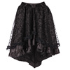 宫廷蕾丝纱裙半身前短后长洛丽塔暗黑哥特裙lolita skirt中世纪