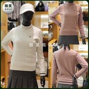 高尔夫球服防风夹棉masterpg2022秋韩国女士长袖针织衫golf