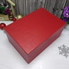 红色高档盒生日礼物盒礼服衬衫，鞋包装盒印logo天地盖定制红盒