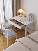北欧实木白色书桌小户型梳妆台长60/70CM现代简约学习办公电