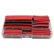 沃尔热缩管 150PC S黑色 红色 8种规格热缩管盒装套管 可定制