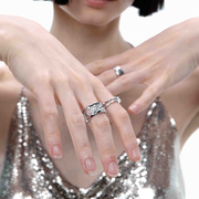 EVENBUYER很会买初印OINICIO 沉积系列七彩锆石小众设计男女戒指