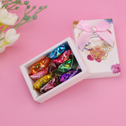 明治雪吻巧克力喜糖成品8粒 韩式花语婚礼糖盒含糖 生日结婚喜糖