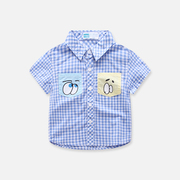《断码》12-18个月儿童宝宝夏季短袖，衬衫