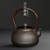 进口纯手工无涂层日本铁壶，原铁铸铁壶，南部老铁壶铸铁茶壶水壶